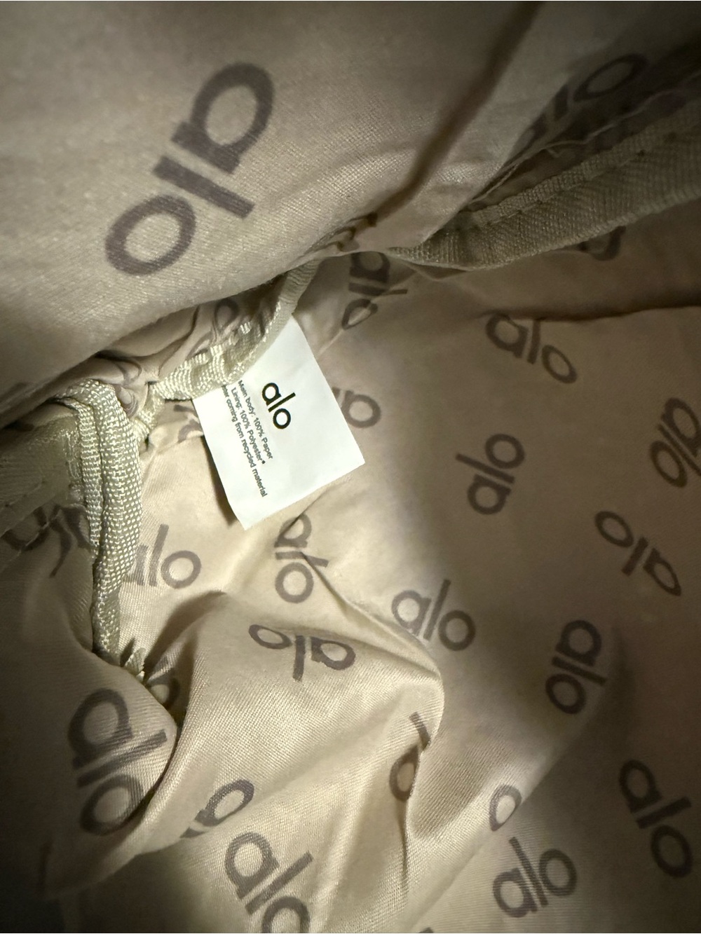 ALO Yoga Natural Woven Tote Bag - Picture 8 of 11